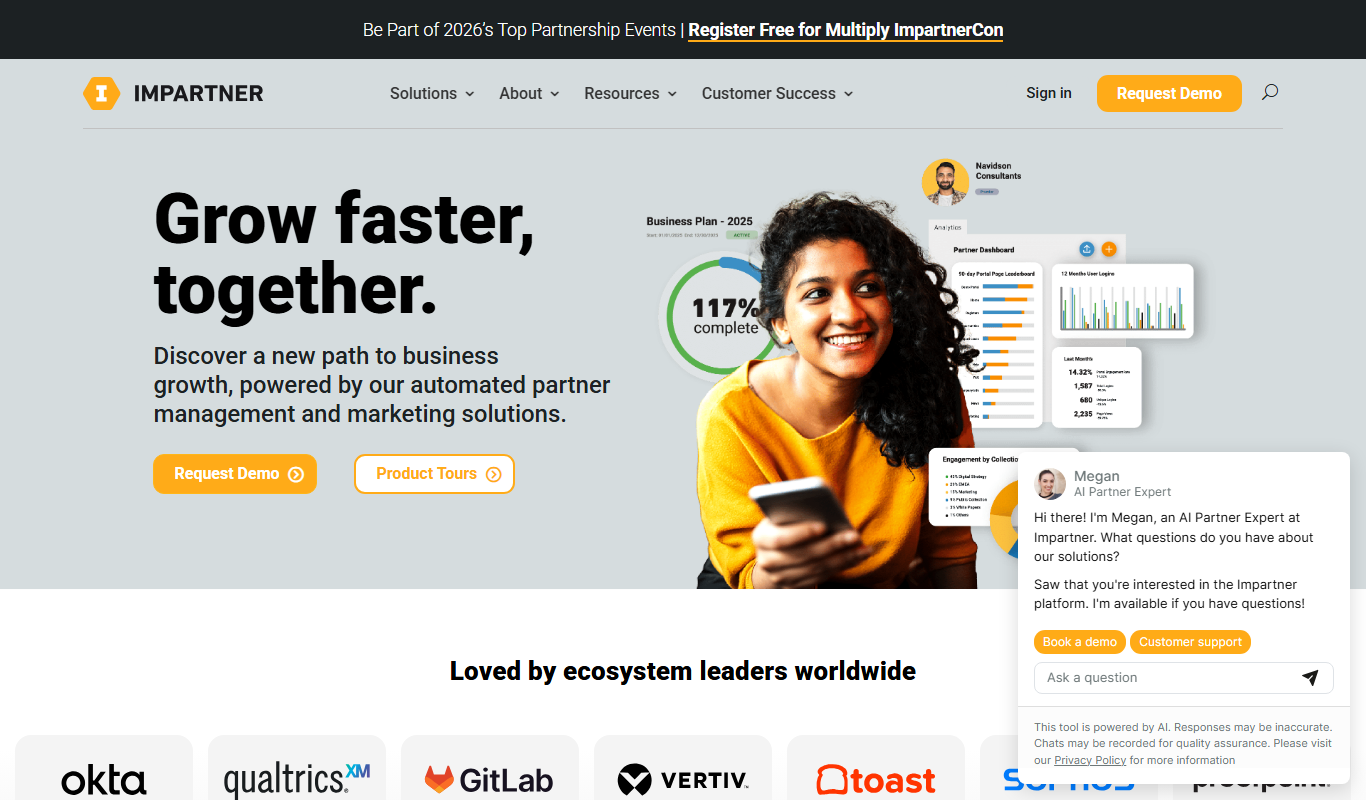 Impartner PRM app screenshot