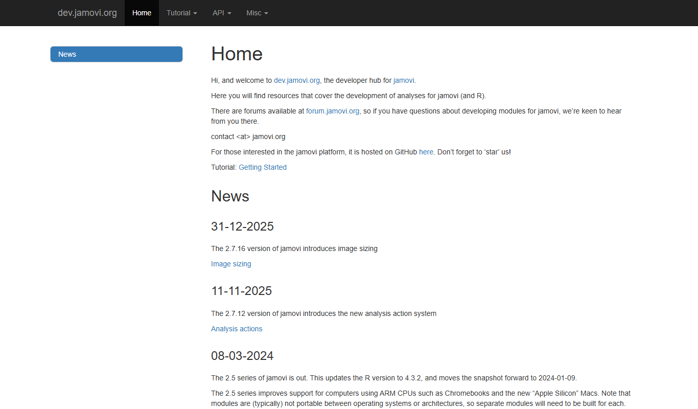 Jamovi app screenshot