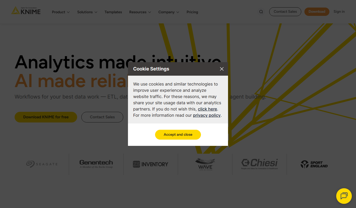 KNIME Analytics Platform app screenshot