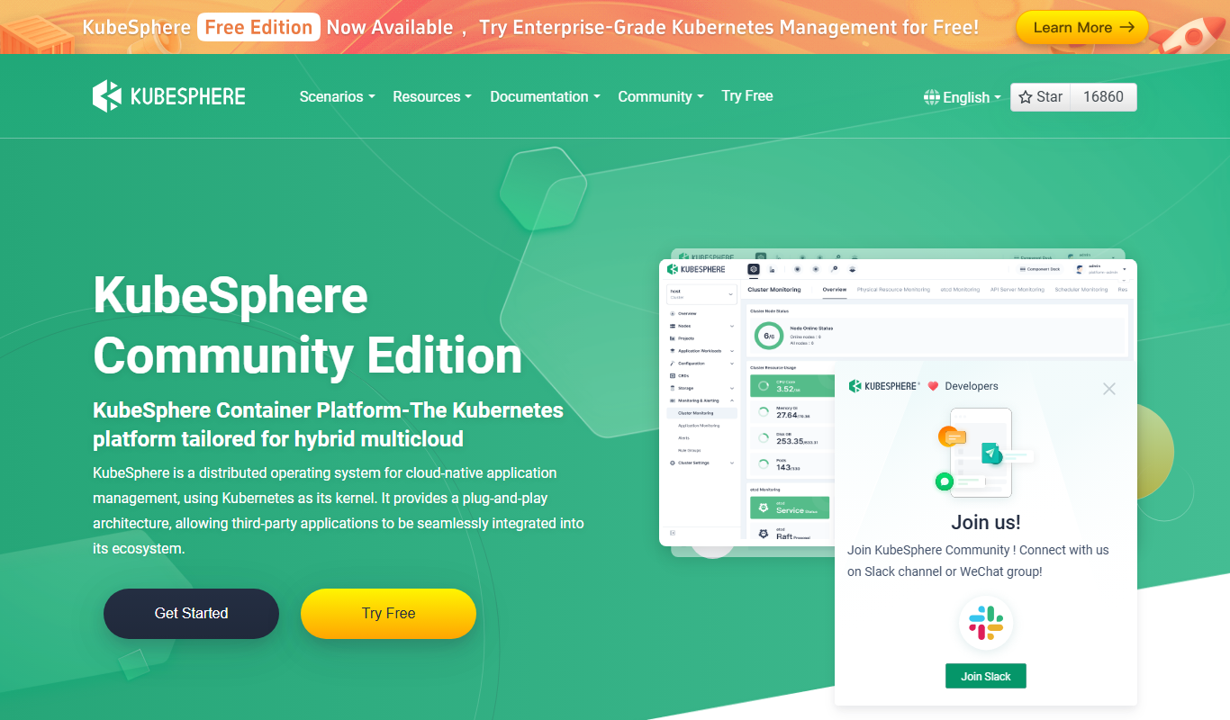 KubeSphere app screenshot