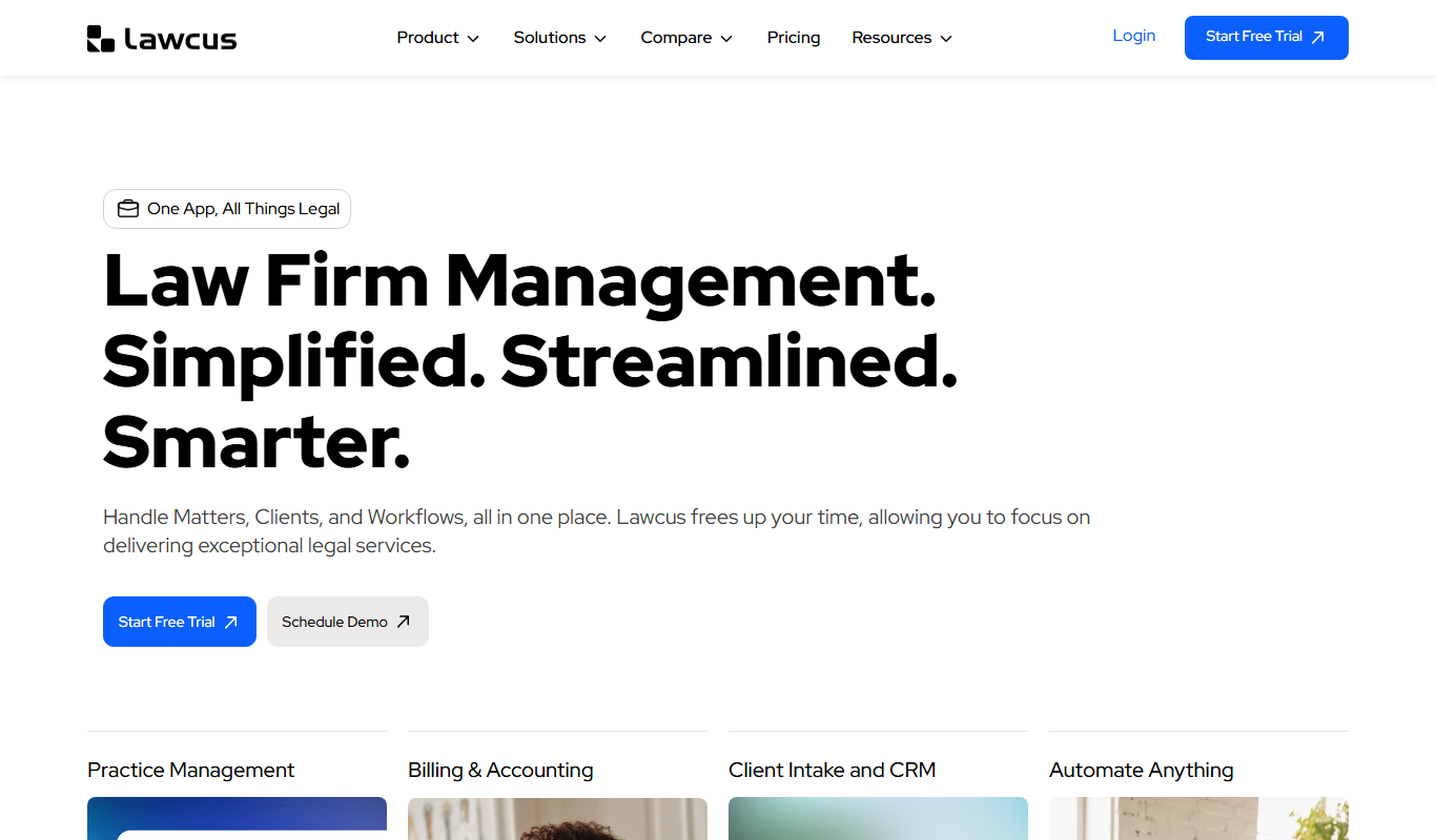 Lawcus app screenshot