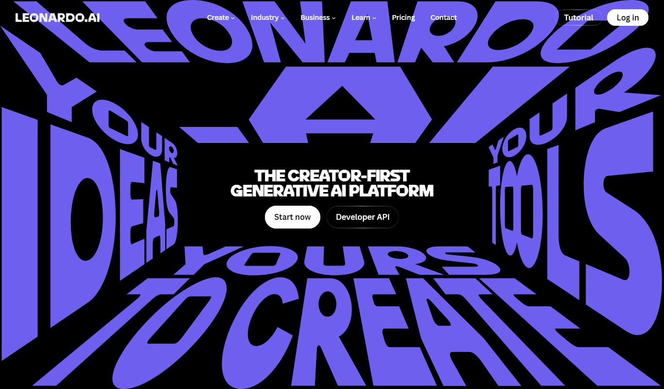 Leonardo AI app screenshot