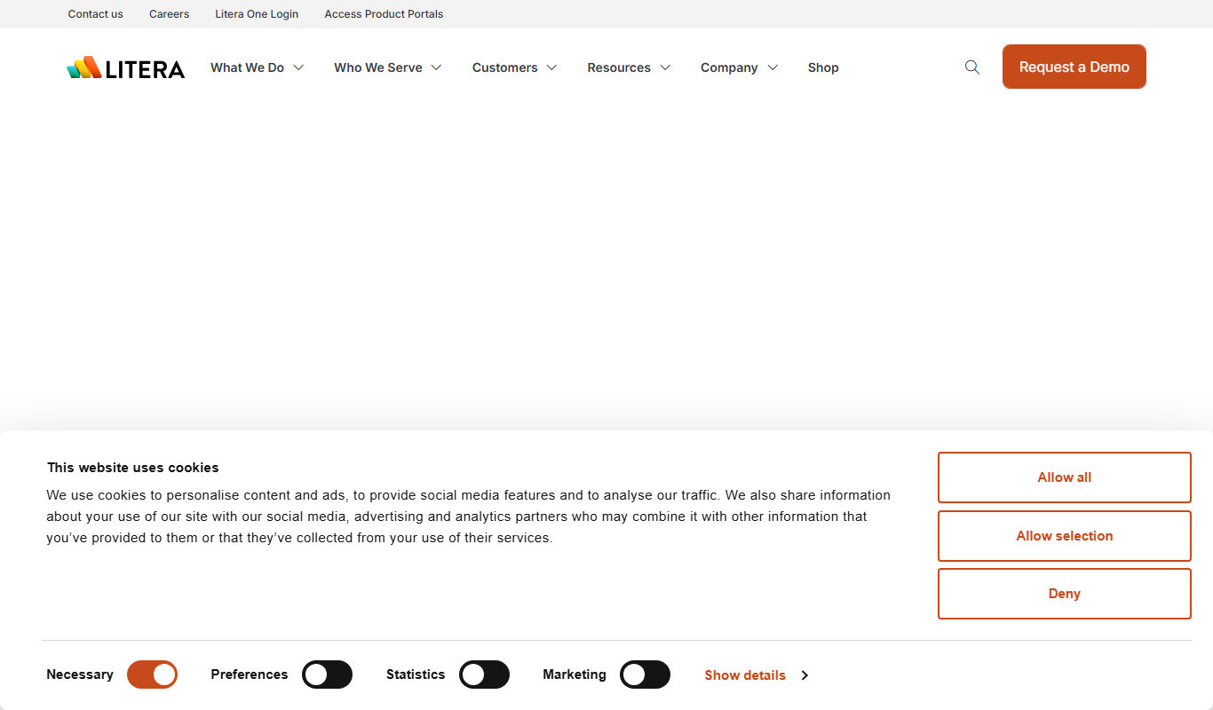 Litera app screenshot