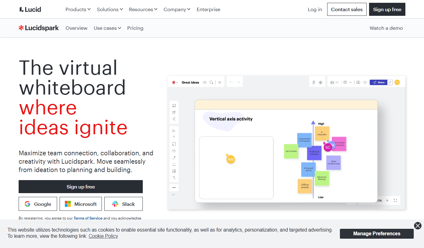Lucidspark app screenshot