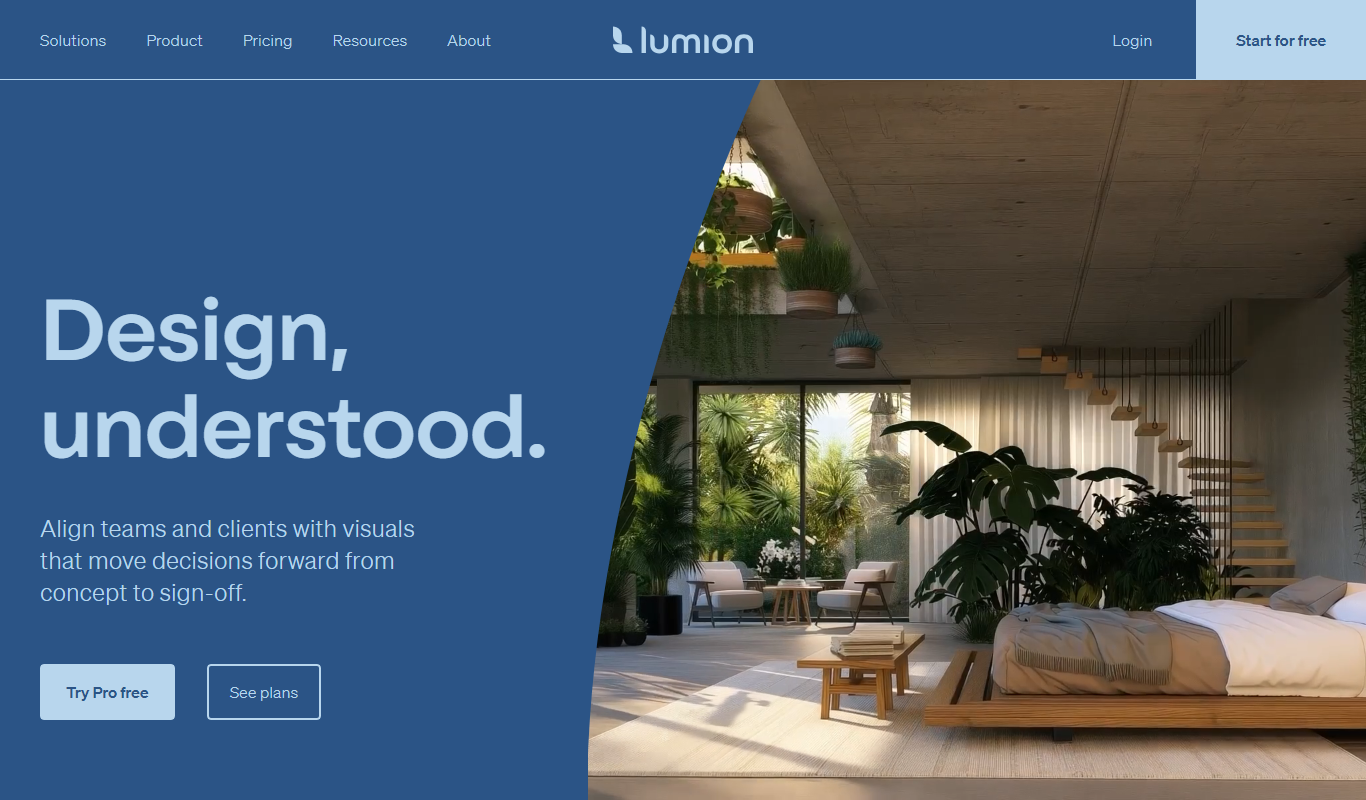 Lumion app screenshot