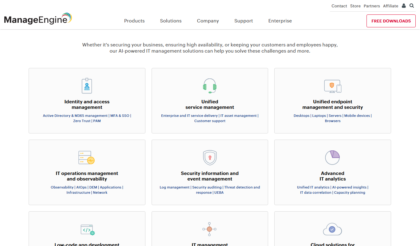 ManageEngine AssetExplorer app screenshot