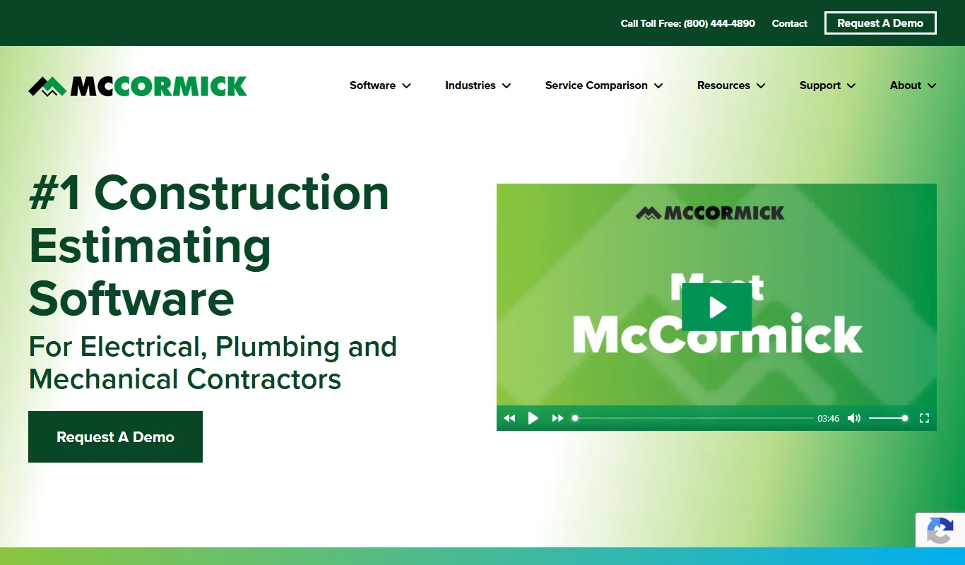 McCormick Electrical Estimating Software For Accurate Project Costing
