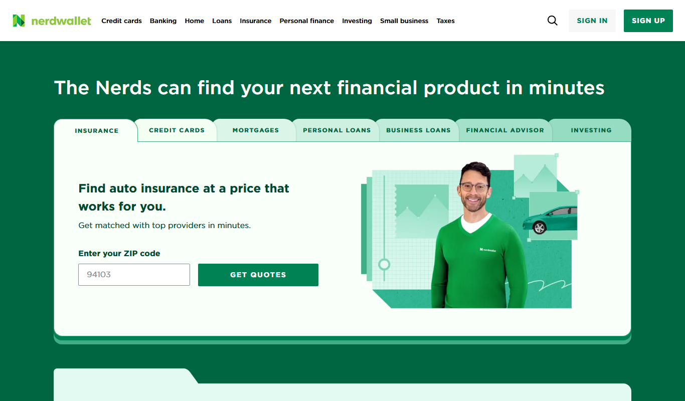 NerdWallet Broker Comparison app screenshot