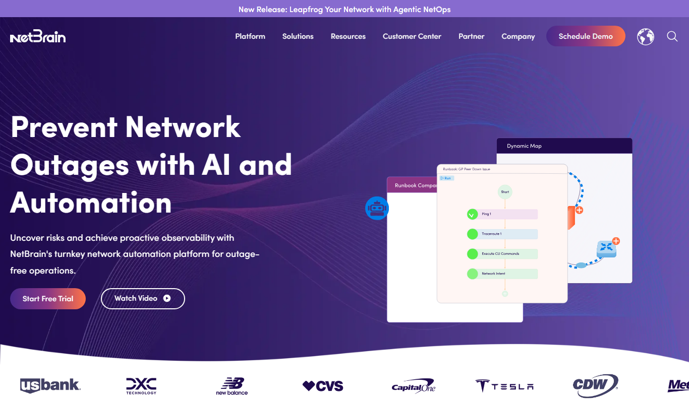 NetBrain app screenshot