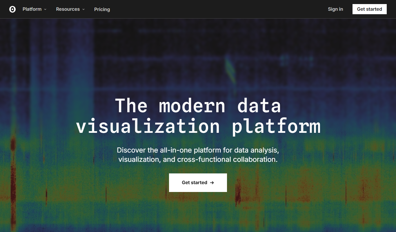 Observable app screenshot