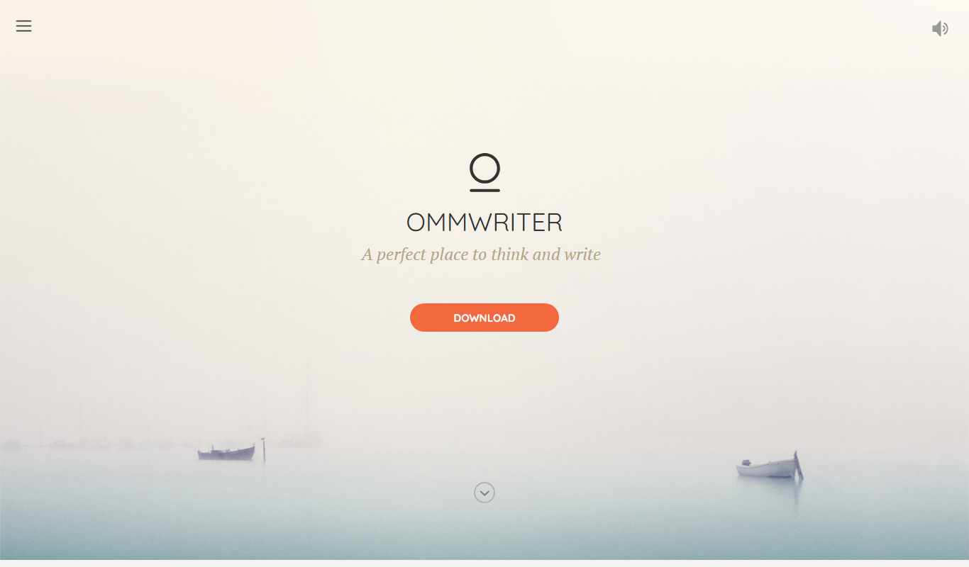 OmmWriter app screenshot