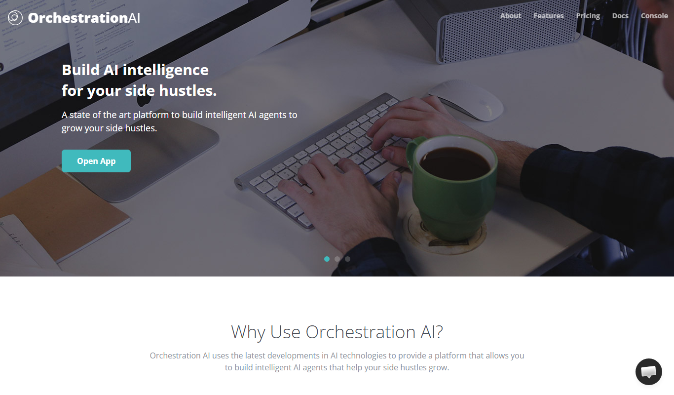 Orchestration AI app screenshot