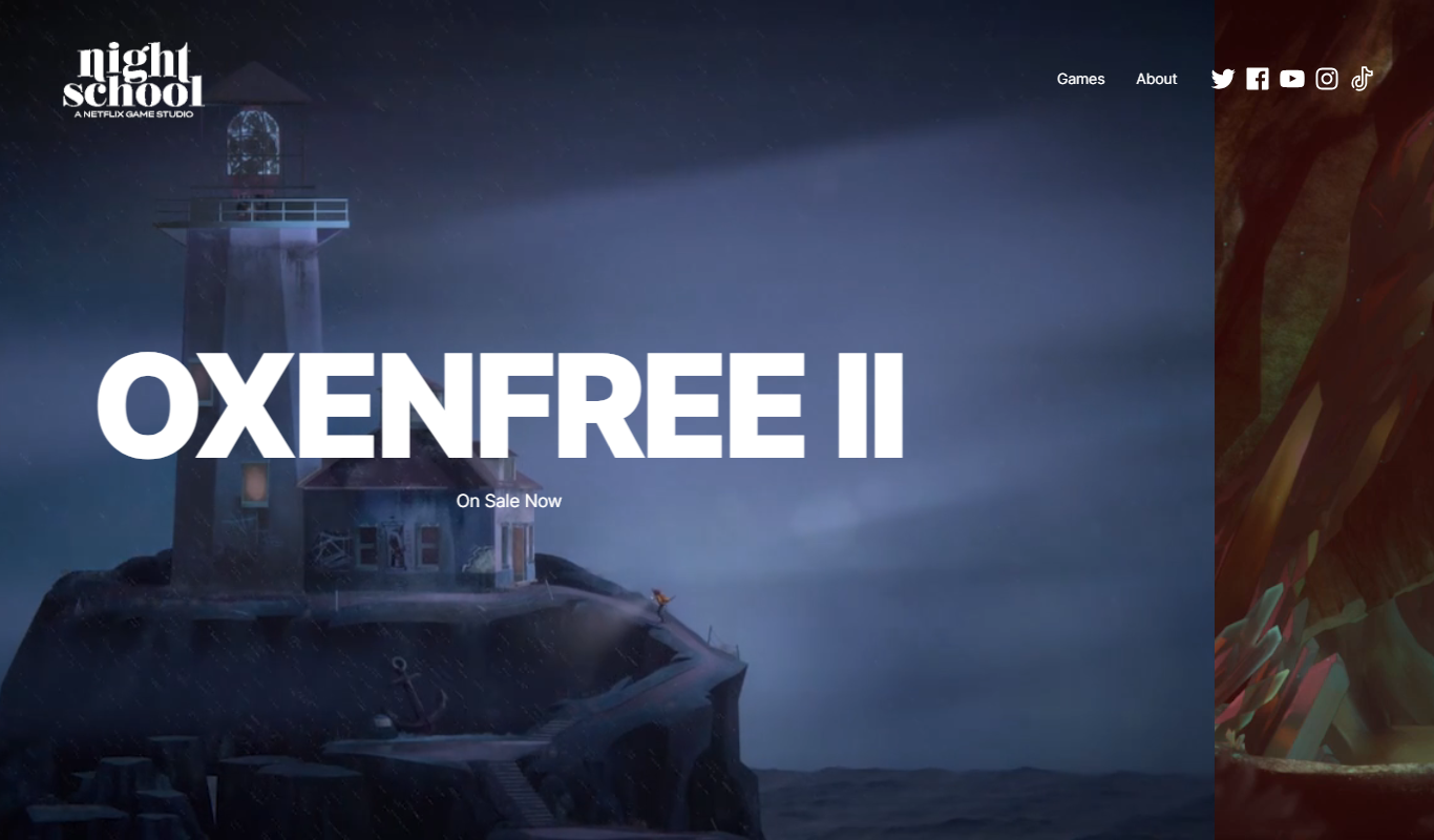 Oxenfree app screenshot