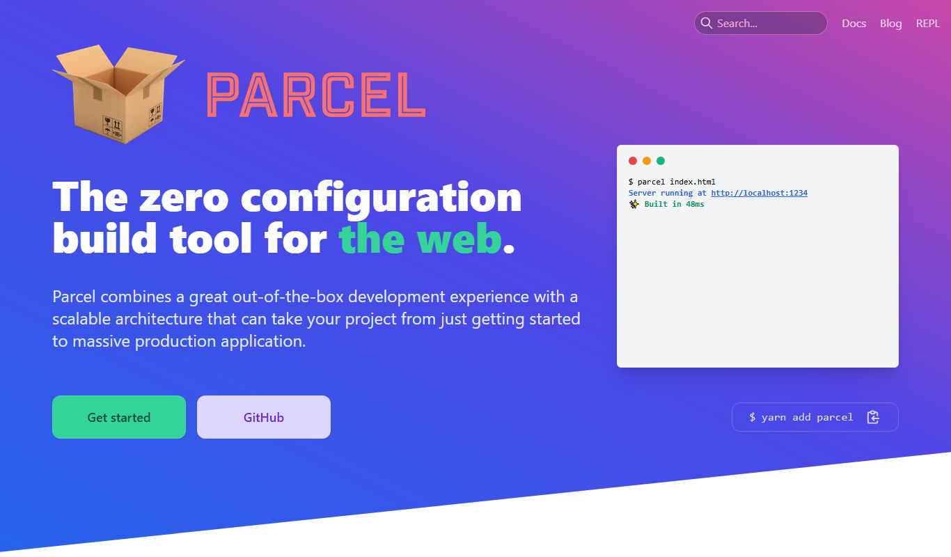 Parcel app screenshot
