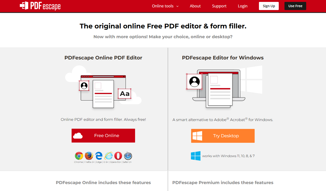PDFescape app screenshot