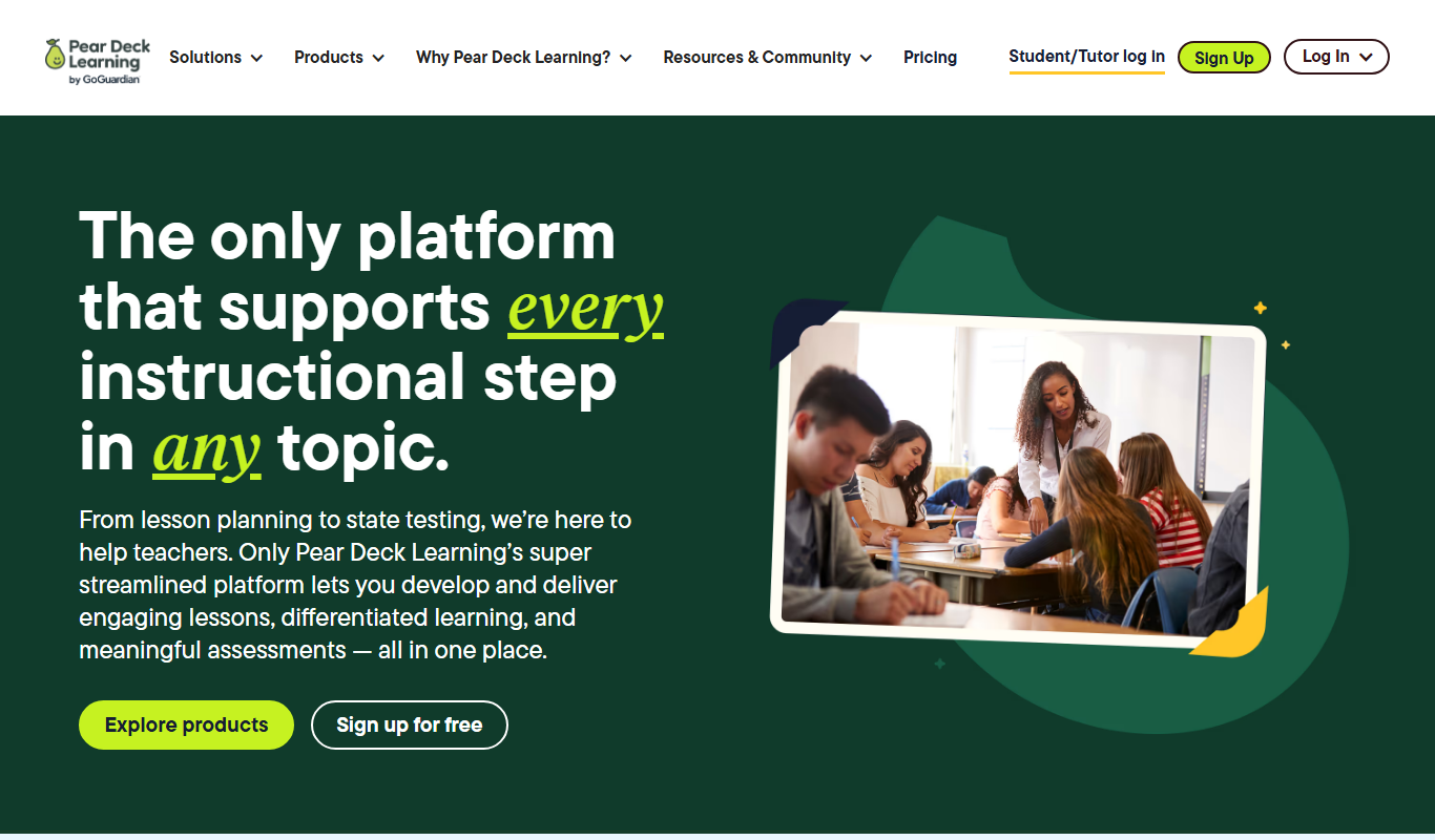 Pear Deck app screenshot