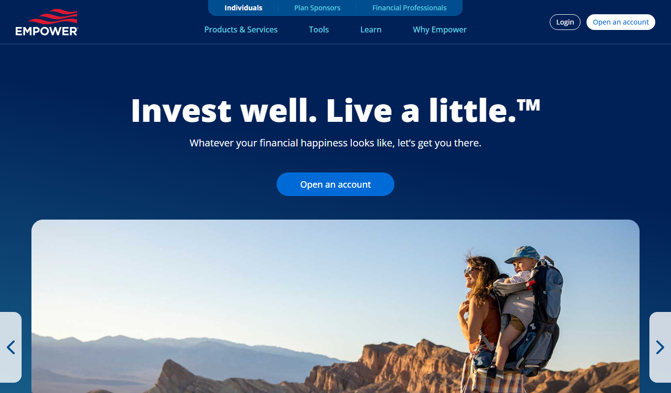 Personal Capital app screenshot