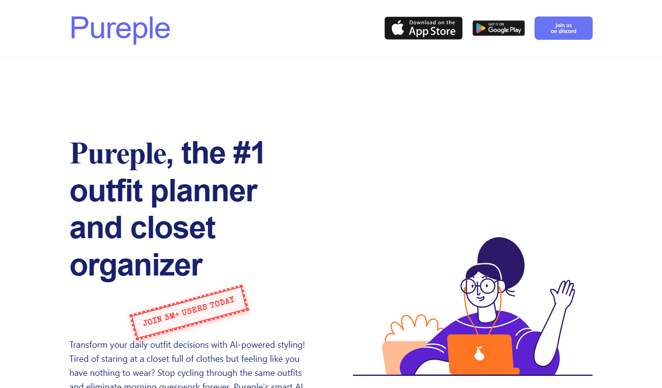 Pureple app screenshot