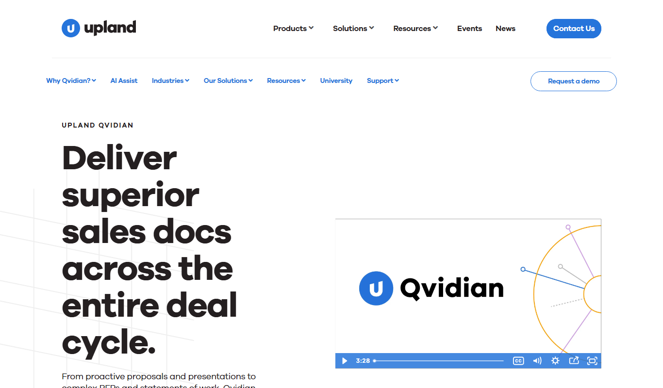 Qvidian app screenshot