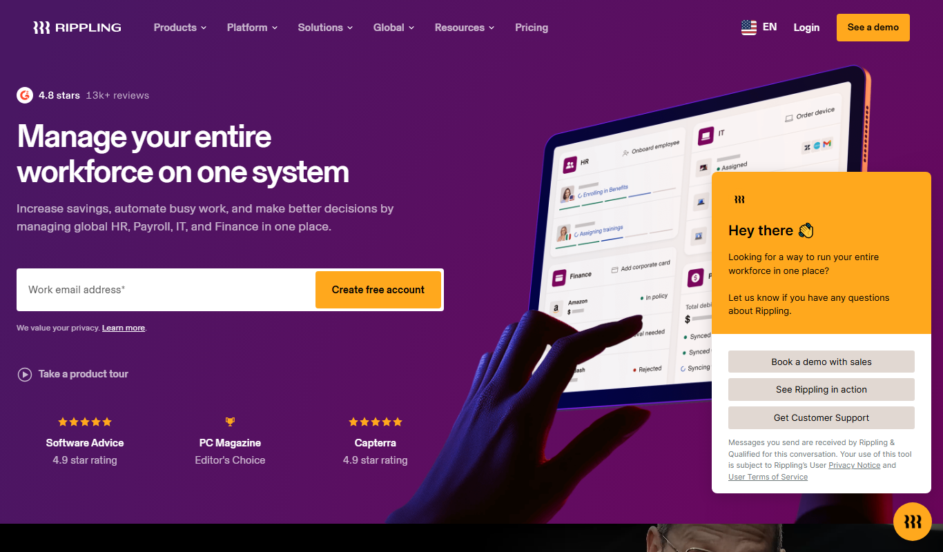 Rippling app screenshot