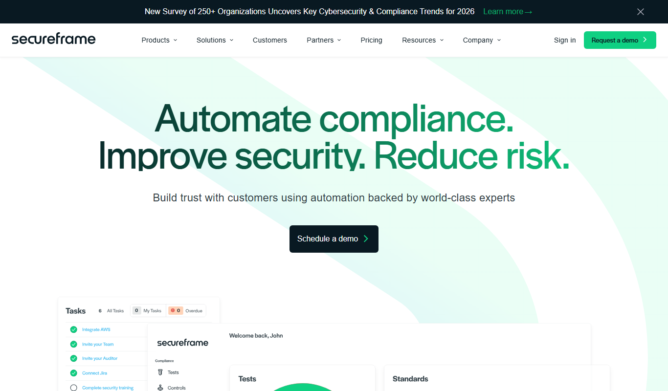 Secureframe app screenshot