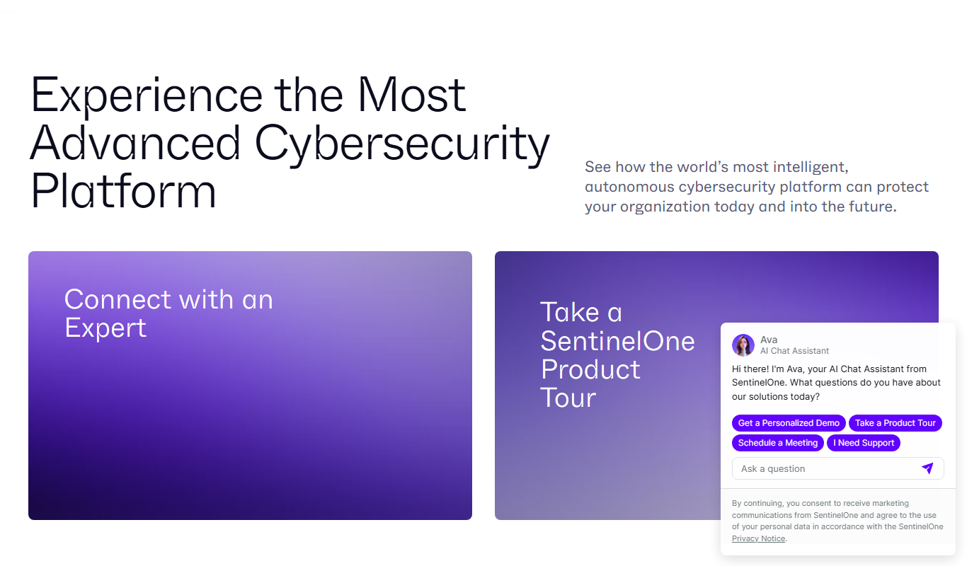 SentinelOne app screenshot