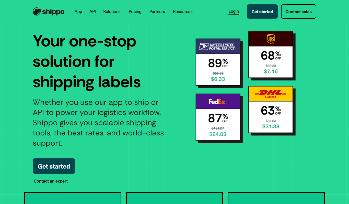Shippo app screenshot