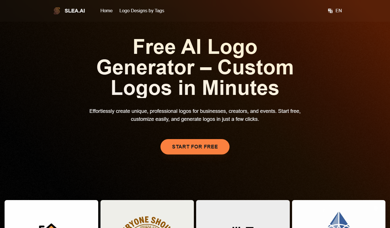 Slea.ai: Free AI Logo Generator app screenshot