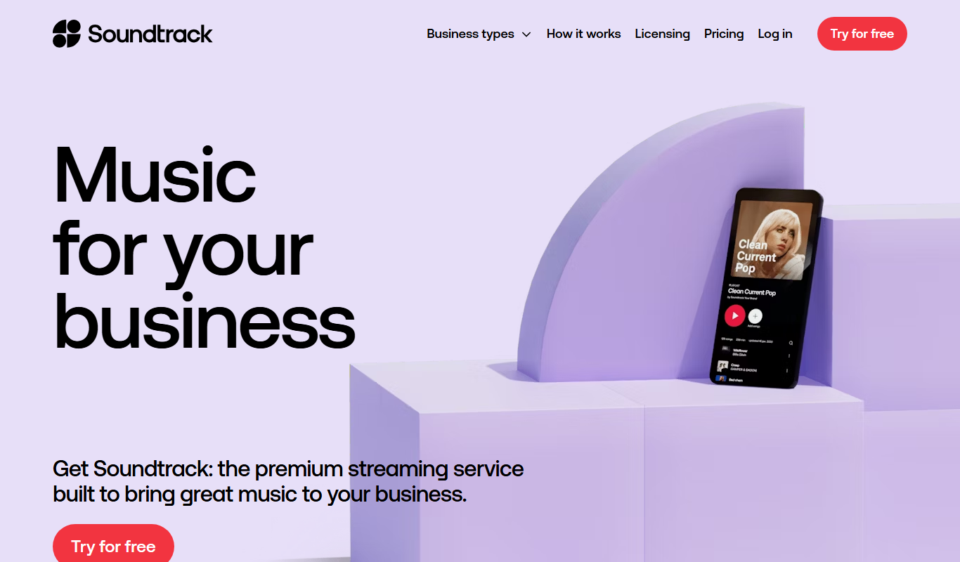 Soundtrack Your Brand app screenshot