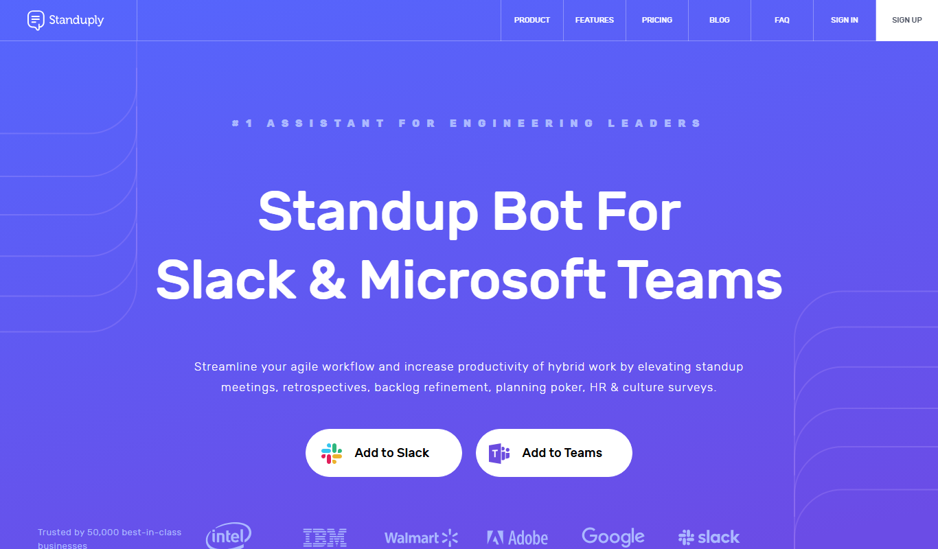 Standuply app screenshot