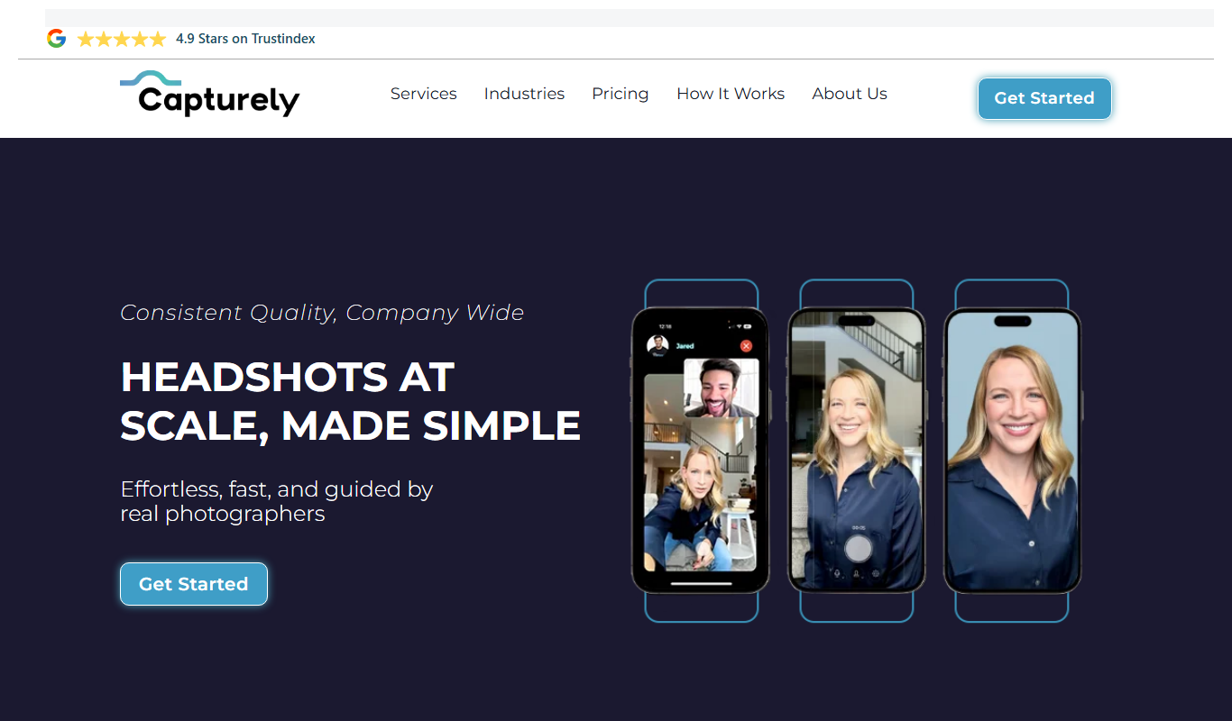 The Headshot Truck app screenshot