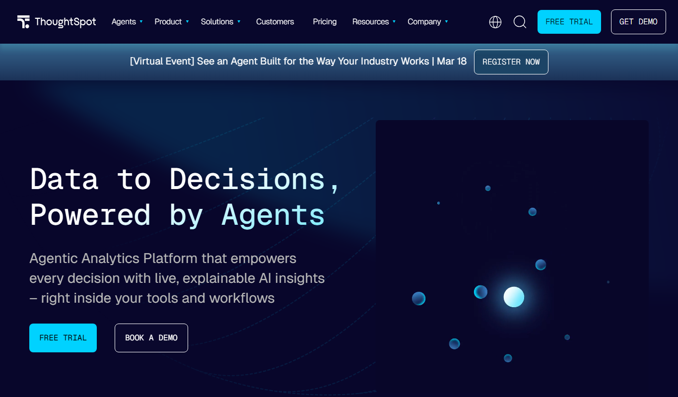 ThoughtSpot app screenshot