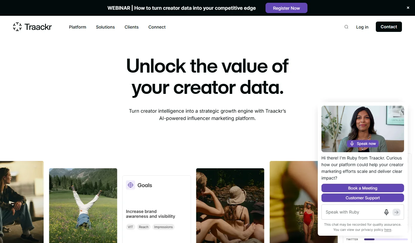 Traackr Influencer Marketing Platform For Brand Campaigns