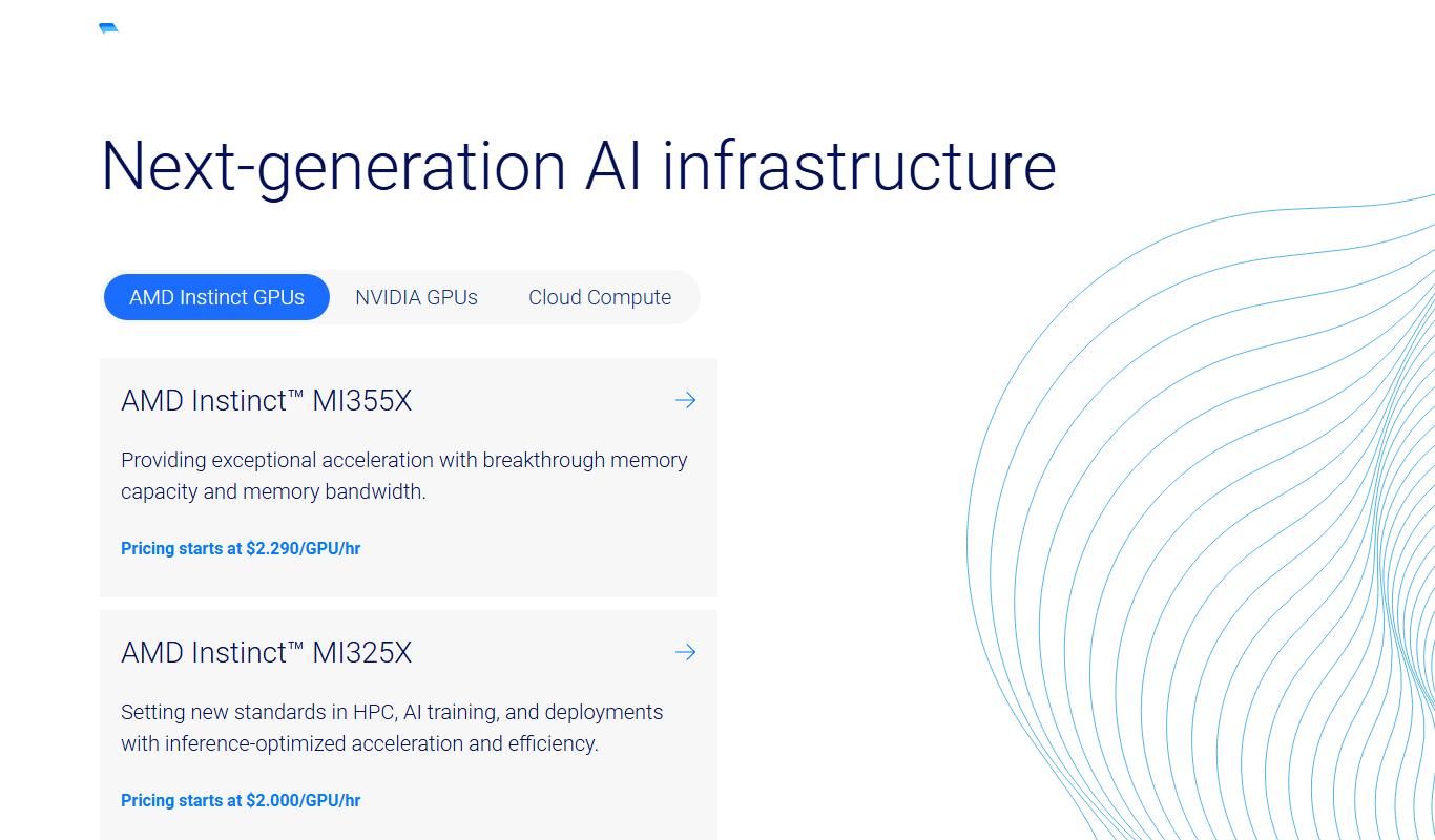 Vultr app screenshot